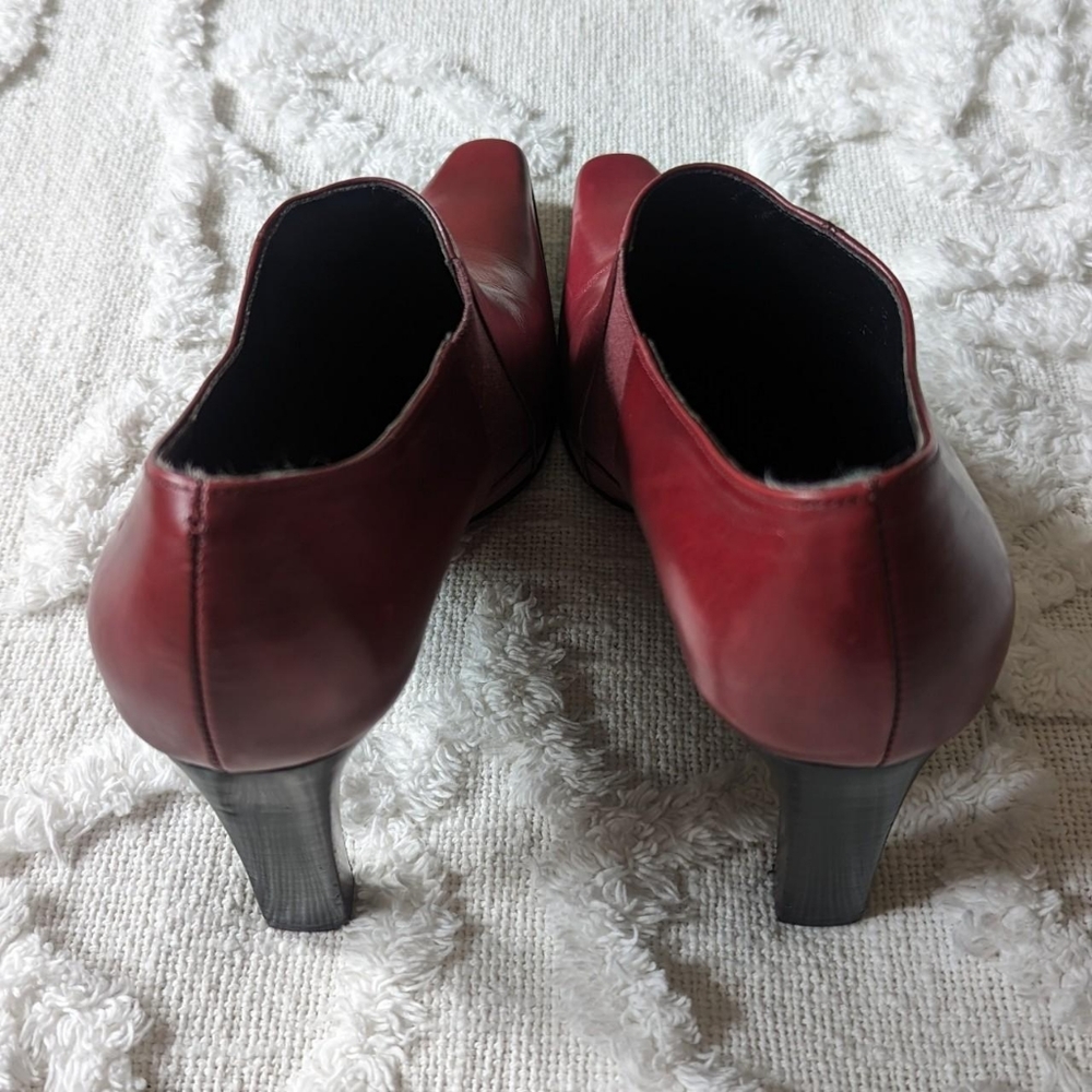Paloma Vero Cuoio Burgundy Westen style booties, size 8 - Picture 6 of 6